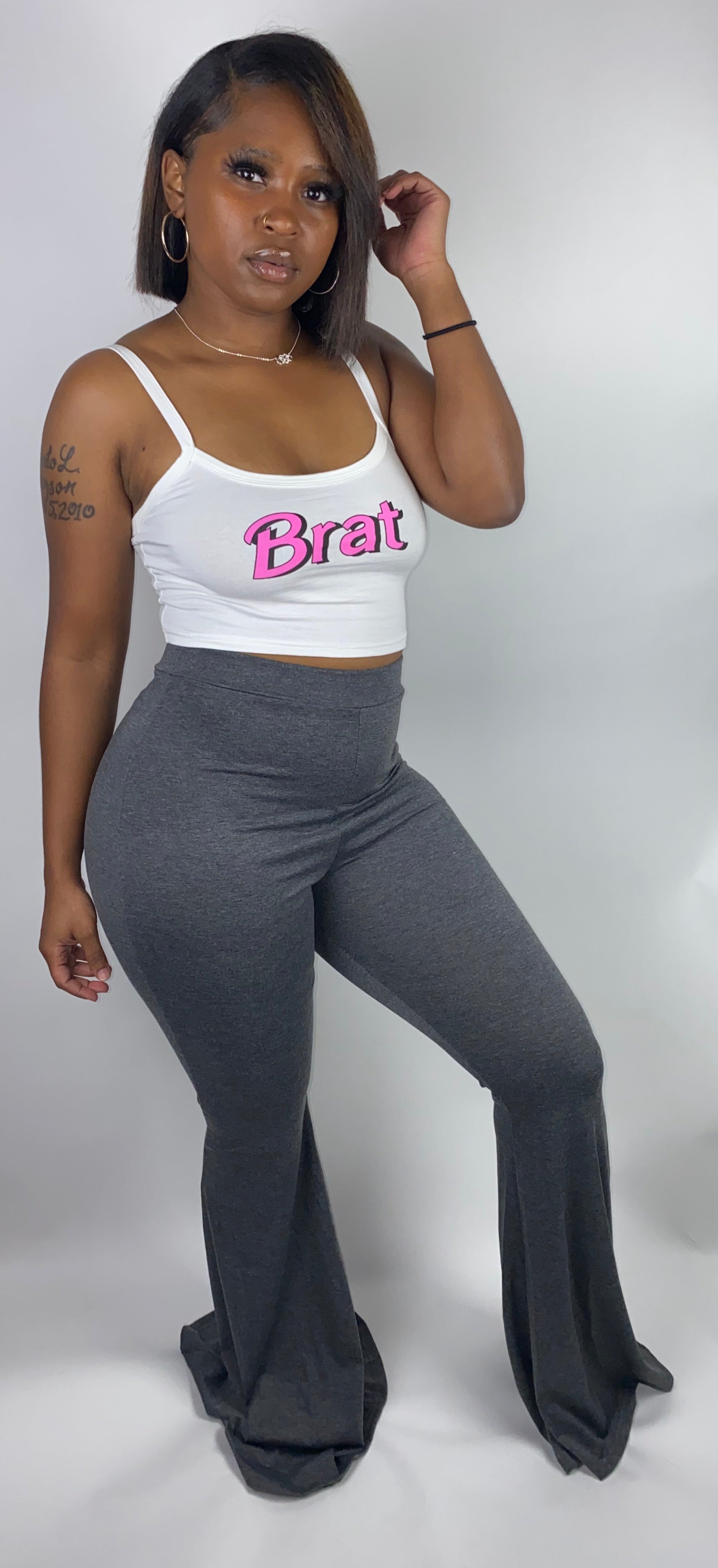 Stretch You Out Flare Pants (5534739660951)